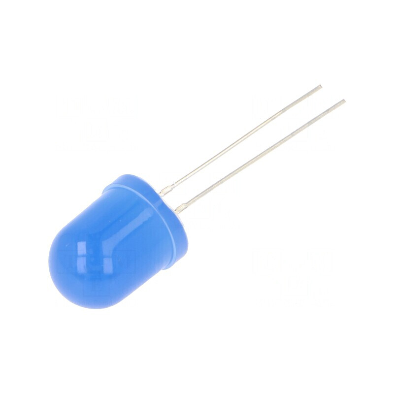LED albastru 10mm 750÷1120mcd 30° convex | Electronic-mag.ro | Componente Electronice