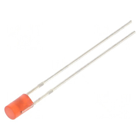 LED 3mm roșie 330mcd 140° plat nr.term 2 | Electronic-mag.ro | Componente Electronice