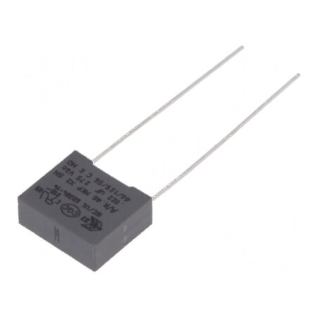Condensator polipropilenă X2 R46 125C 22nF 13x5x11mm THT | Electronic-mag.ro | Componente Electronice