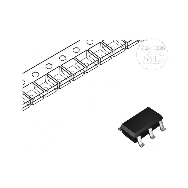 Tranzistor P-MOSFET unipolar -30V 4,1A 2W TSOP6 | Electronic-mag.ro | Componente Electronice
