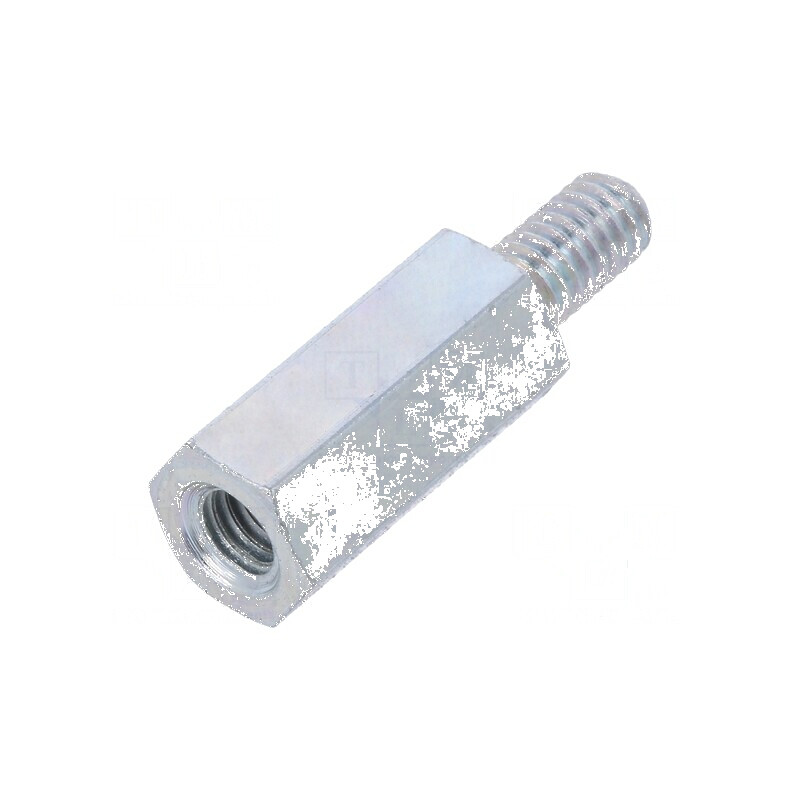 Piuliță distanțieră filetată 15mm M4 | Electronic-mag.ro | Componente Electronice
