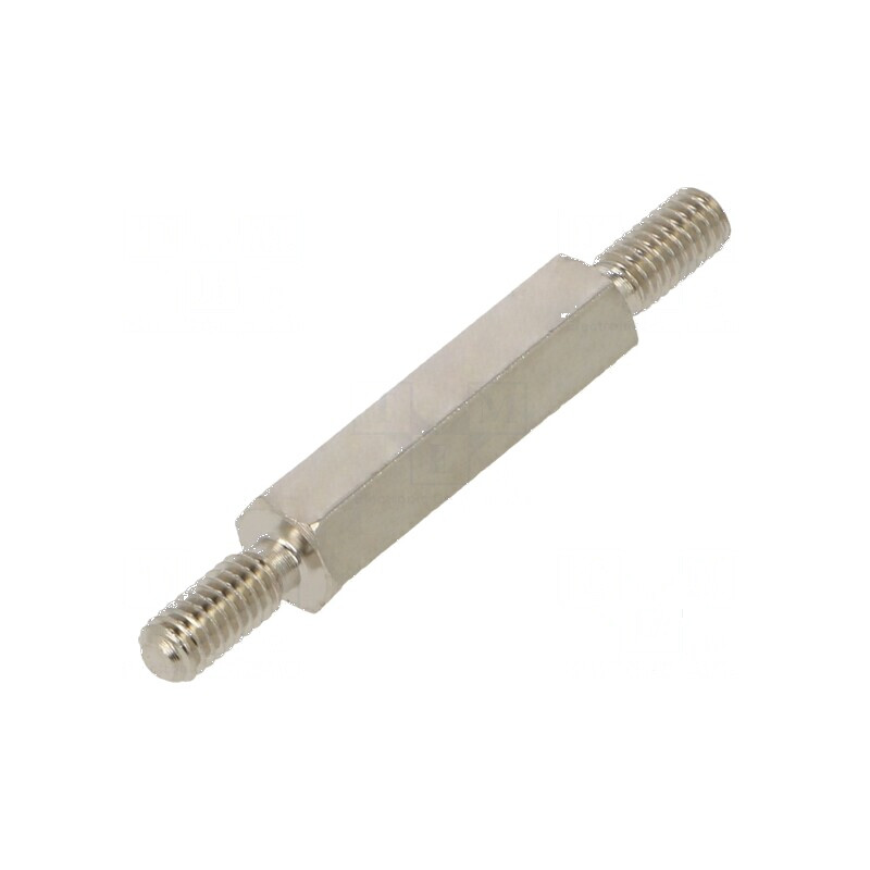 Piuliță distanțieră filetată 15mm M2.5 hexagonală | Electronic-mag.ro | Componente Electronice