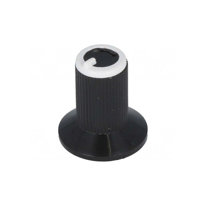 Buton rotativ cu flanșă plastic Ø6mm Ø10x19mm negru | Electronic-mag.ro | Componente Electronice Buton rotativ cu flanșă plastic Ø6mm Ø10x19mm negru | Electronic-mag.ro | Componente Electronice
