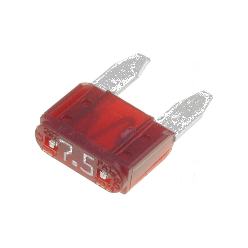 Siguranţă auto 7,5A 32VDC Mini 10,9mm | Electronic-mag.ro | Componente Electronice