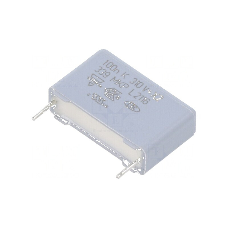 Condensator polipropilenă 100nF THT ±10% 15mm 630VDC | Electronic-mag.ro | Componente Electronice