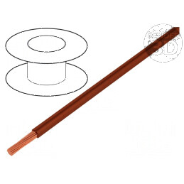 Cablu H05V2-K LgYc Litrat Cu 0,35mm² PVC Maro 300V 500V 500m | Electronic-mag.ro | Componente Electronice