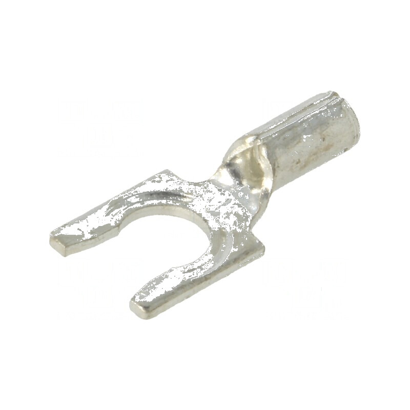 Furcă M4,5 crimpată pe cablu neizolat cupru 22AWG-18AWG | Electronic-mag.ro | Componente Electronice