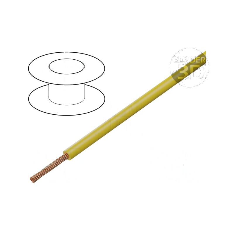 Cablu FLRY-B 1x0,5mm² litat Cu PVC galben 60V 500m | Electronic-mag.ro | Componente Electronice Cablu FLRY-B 1x0,5mm² litat Cu PVC galben 60V 500m | Electronic-mag.ro | Componente Electronice