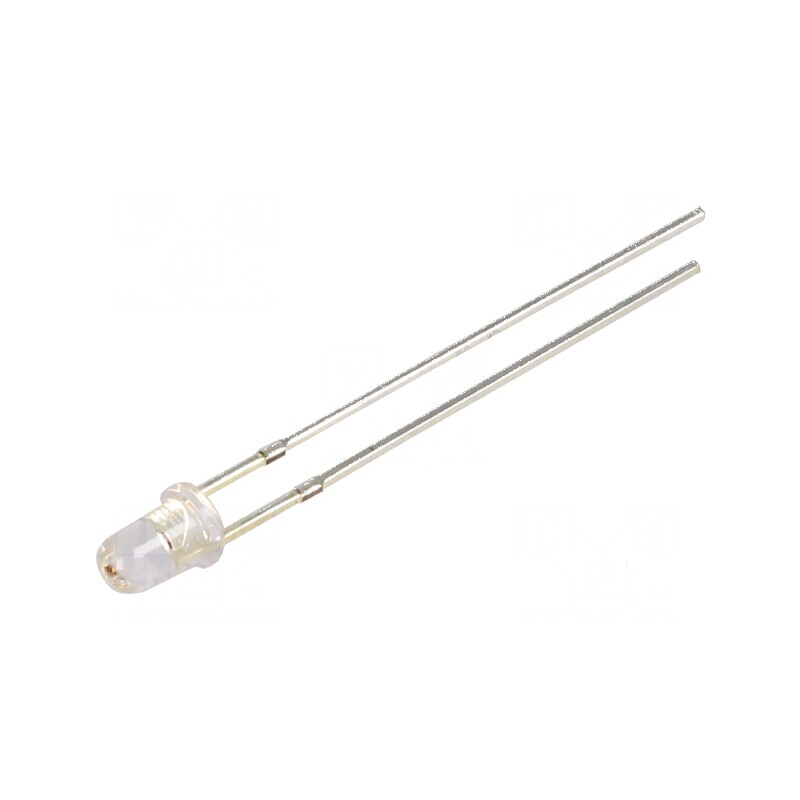 LED 3mm roșie 15° convex 2-2,5VDC | Electronic-mag.ro | Componente Electronice