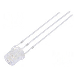 LED 5mm Roșie Verde 140° Plat Nr. Term: 3 | Electronic-mag.ro | Componente Electronice