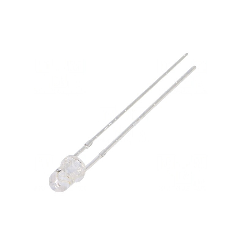 LED bicolor 3mm roșie/galbenă 30° 20mA lentilă transparentă | Electronic-mag.ro | Componente Electronice