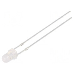 LED 3mm roșie/galbenă 30° convexă - Nr. term: 2 | Electronic-mag.ro | Componente Electronice