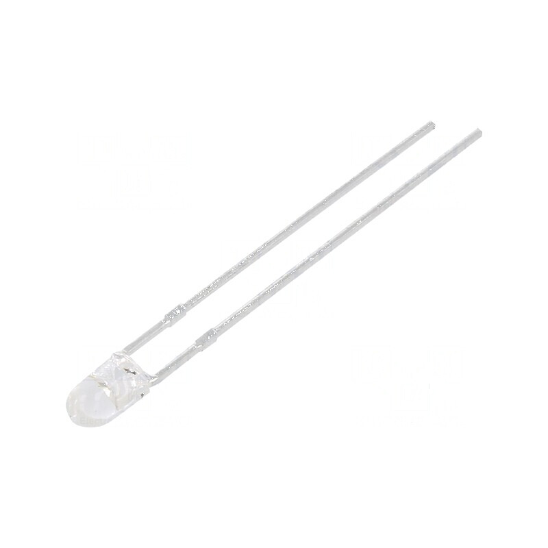 LED 3mm Albastru Convex 2100-3700mcd 30° | Electronic-mag.ro | Componente Electronice