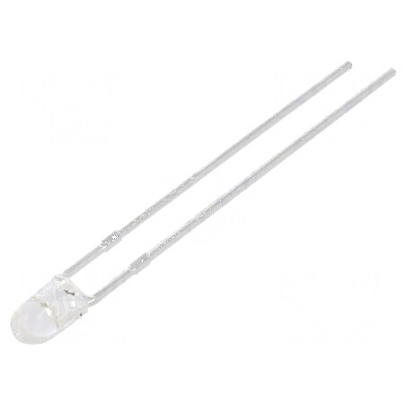 LED 3mm Albastru Convex 2100-3700mcd 30° | Electronic-mag.ro | Componente Electronice