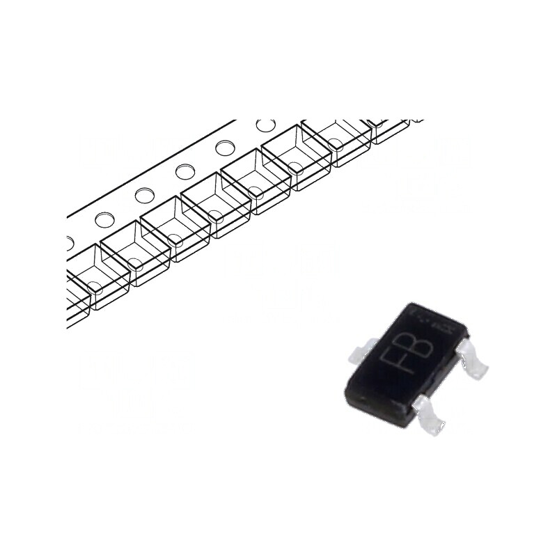 Tranzistor P-MOSFET unipolar -45V 2A TSMT3 | Electronic-mag.ro | Componente Electronice