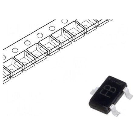 Tranzistor P-MOSFET unipolar -45V 2A TSMT3 | Electronic-mag.ro | Componente Electronice