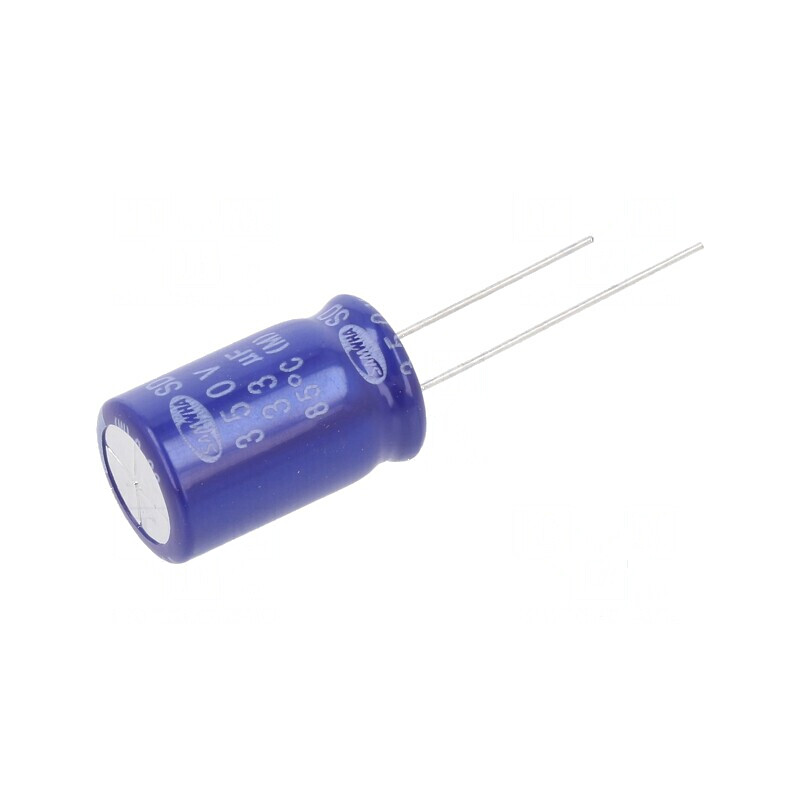 Condensator electrolitic THT 33uF 350VDC 12,5mm x 20mm ±20% | Electronic-mag.ro | Componente Electronice
