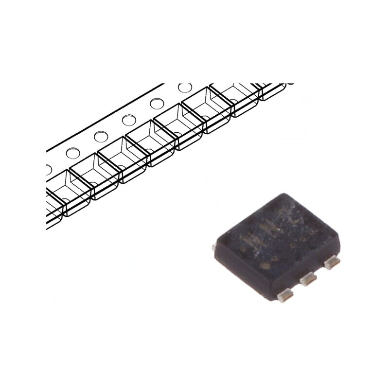 Tranzistor N-MOSFET 20V 4,2A 0,5W UF6 ESD | Electronic-mag.ro | Componente Electronice