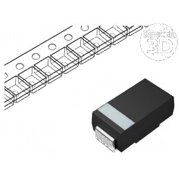 Diodă TVS 600W 6,8V 60A bidirecțională SMB 5% | Electronic-mag.ro | Componente Electronice