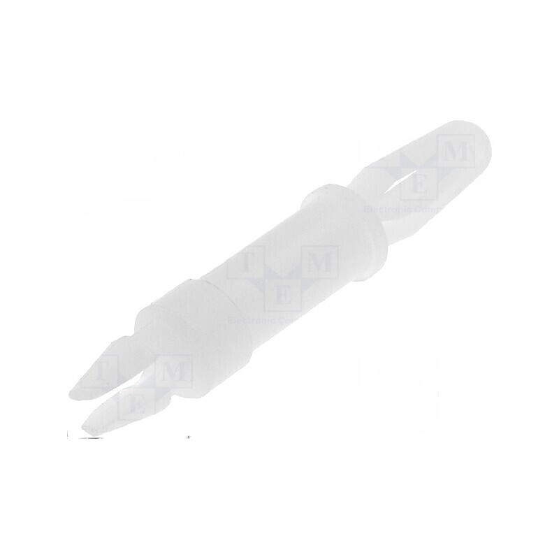 Distanțier PCB poliamidă 11,1mm clichet naturală | Electronic-mag.ro | Componente Electronice