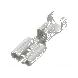 Terminal plat 6,3mm mamă 3÷6mm² crimpat pe cablu drept | Electronic-mag.ro | Componente Electronice