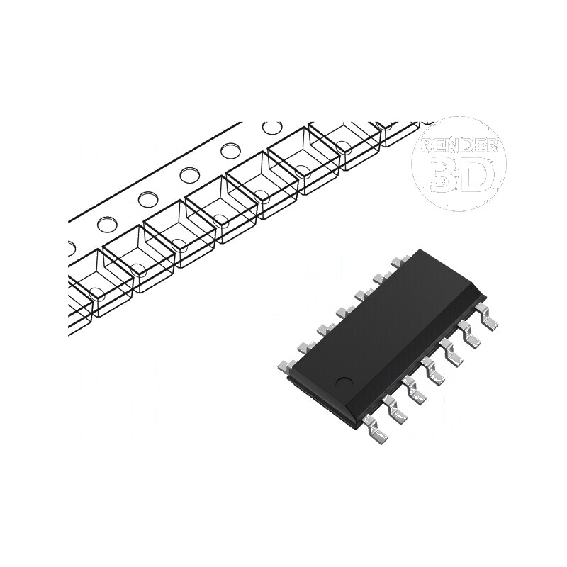 IC Digital CMOS SMD SOIC14 6 IN 1 3-18VDC -55-125°C | Electronic-mag.ro | Componente Electronice IC Digital CMOS SMD SOIC14 6 IN 1 3-18VDC -55-125°C | Electronic-mag.ro | Componente Electronice