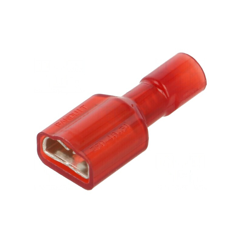 Terminal plat 6,3mm 0,8mm mamă crimpat pentru cablu 0,5-1mm² | Electronic-mag.ro | Componente Electronice
