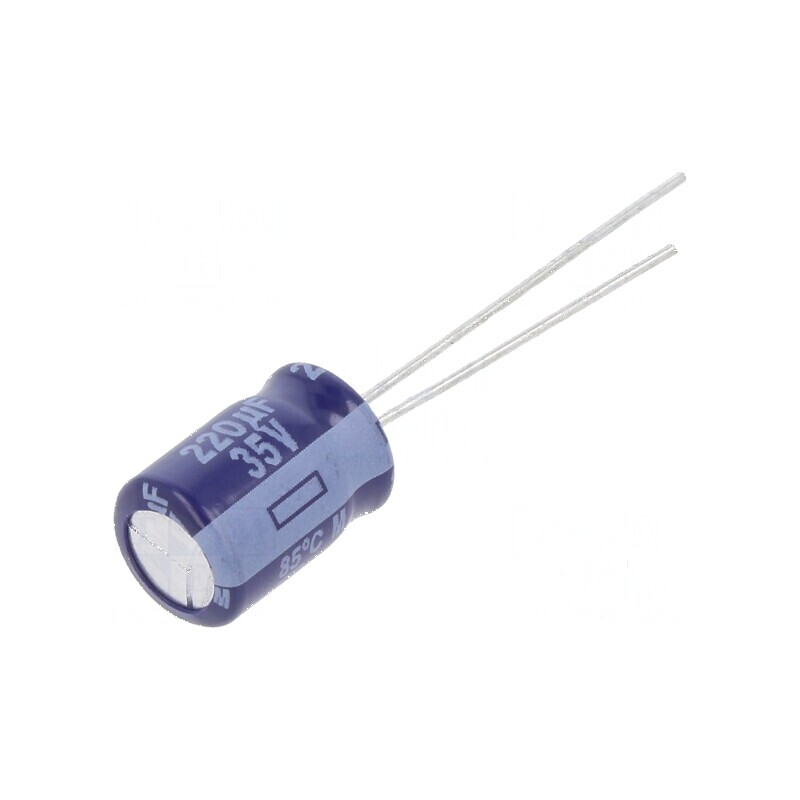 Condensator electrolitic THT 220uF 35V Ø8x11,5mm ±20% M | Electronic-mag.ro | Componente Electronice