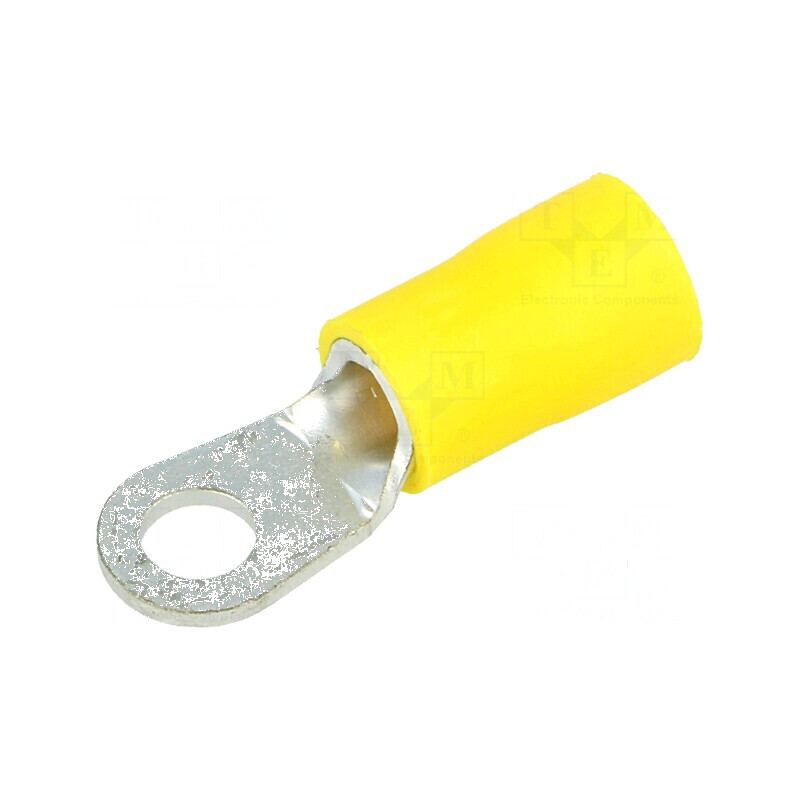 Inelar M4 Ø 4,3mm 2,5÷6mm2 crimpat pe cablu izolat | Electronic-mag.ro | Componente Electronice