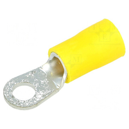 Inelar M4 Ø 4,3mm 2,5÷6mm2 crimpat pe cablu izolat | Electronic-mag.ro | Componente Electronice