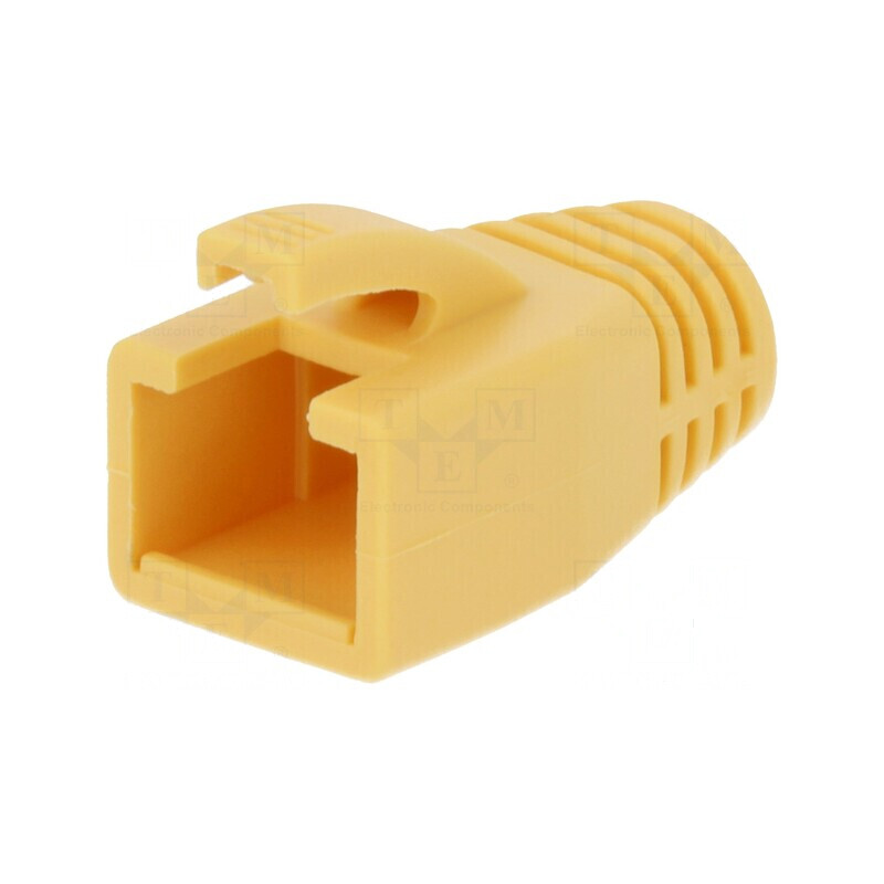 Protecție mufa RJ45 8mm galbenă | Electronic-mag.ro | Componente Electronice