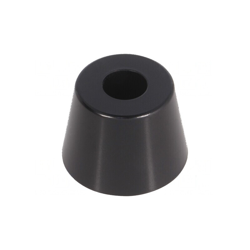 Picioruş negru 28mm x 21,2mm x 9,7mm pentru mobilier | Electronic-mag.ro | Componente Electronice