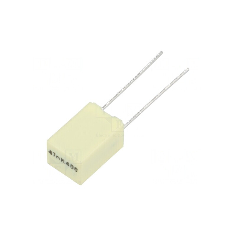 Condensator poliester 47nF 200VAC 400VDC 5mm ±10% THT R82 | Electronic-mag.ro | Componente Electronice