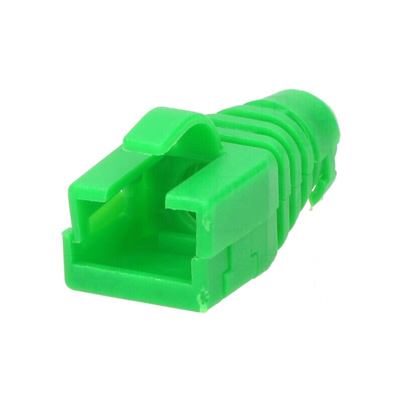 Protecție mufă RJ45 verde pentru cablu de rețea | Electronic-mag.ro | Componente Electronice