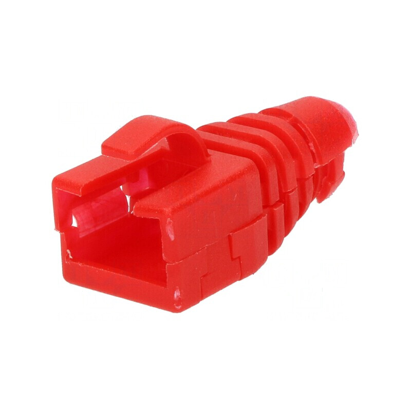 Protecţie mufă RJ45 roşie pentru reţea | Electronic-mag.ro | Componente Electronice