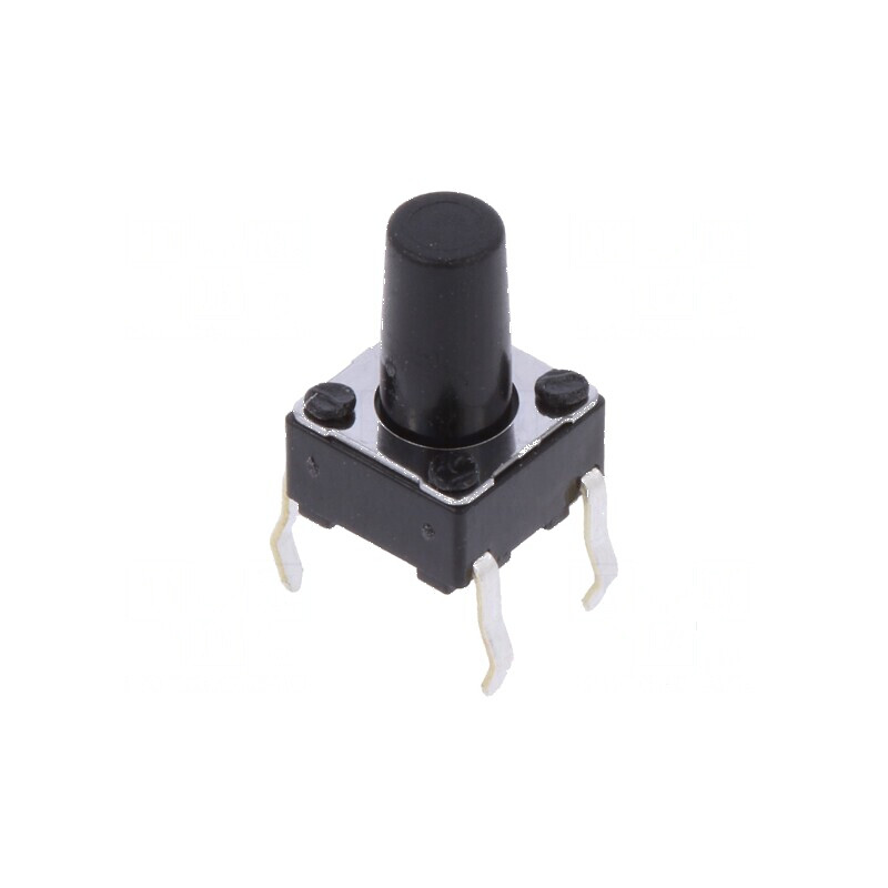 Microîntrerupător TACT SPST 0,05A 12VDC THT 1N 9,5mm | Electronic-mag.ro | Componente Electronice