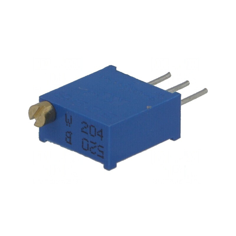 Potenţiometru multitură 200kΩ 3296W pentru montare | Electronic-mag.ro | Componente Electronice
