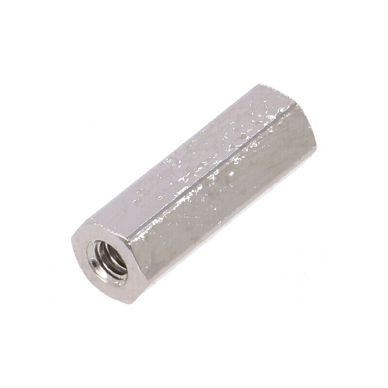 Piuliță distanțieră filetată 15mm UNC4-40 alamă | Electronic-mag.ro | Componente Electronice