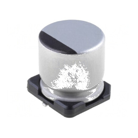 Condensator electrolitic SMD 100uF 35VDC low ESR Ø8x10mm | Electronic-mag.ro | Componente Electronice