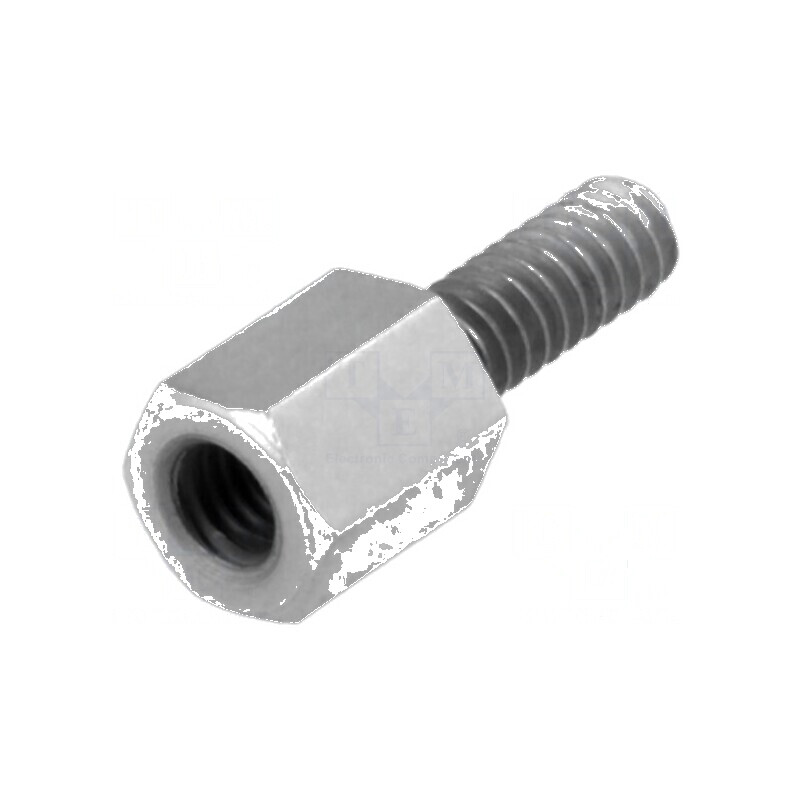 Piuliță distanțieră filetată 6mm M3 alamă nichel | Electronic-mag.ro | Componente Electronice Piuliță distanțieră filetată 6mm M3 alamă nichel | Electronic-mag.ro | Componente Electronice