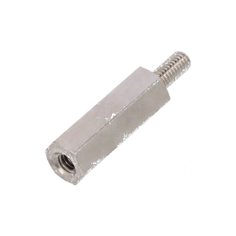 Piuliță distanțieră filetată M2,5 hexagonală 15mm | Electronic-mag.ro | Componente Electronice