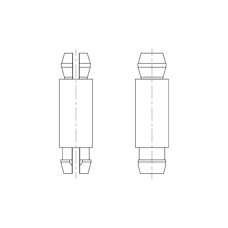Distanțier PCB Poliamidă 66 25,4mm Clichet | Electronic-mag.ro | Componente Electronice