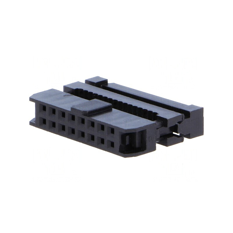 Conector IDC mufă mamă 16 PIN pentru cablu-bandă 1mm | Electronic-mag.ro | Componente Electronice