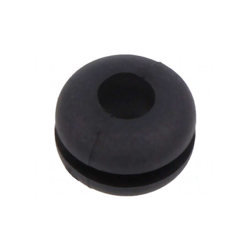 Manșon negru Øorif.mont 6,4mm Øorif 4mm -40÷135°C UL94HB | Electronic-mag.ro | Componente Electronice