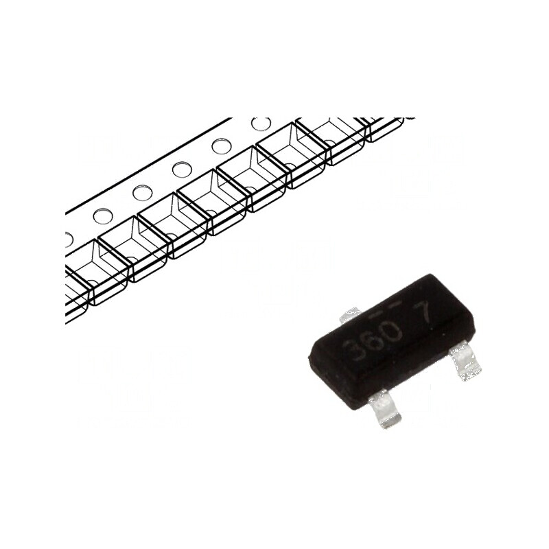 Tranzistor P-MOSFET unipolar -30V -2A 0,5W SuperSOT-3 | Electronic-mag.ro | Componente Electronice