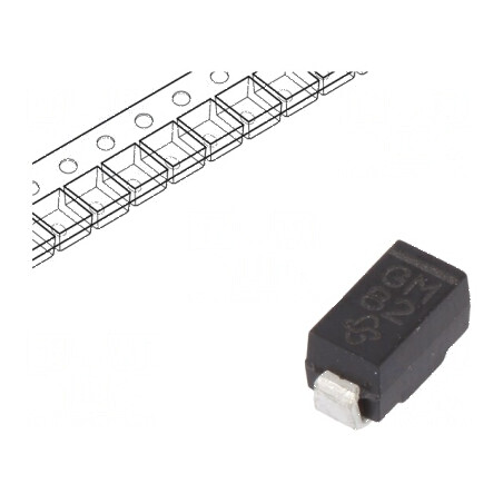Diodă redresoare SMD 1kV 1A 2us DO214BA Ufmax 1,2V Ifsm 30A | Electronic-mag.ro | Componente Electronice