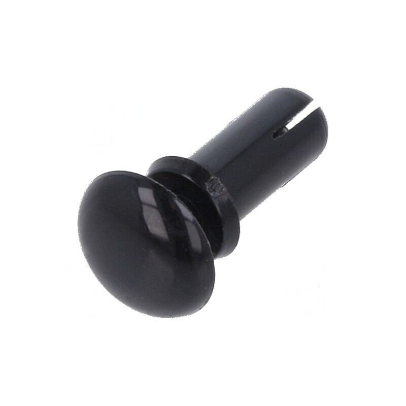Diblu poliamidă neagră 4mm x 9mm | Electronic-mag.ro | Componente Electronice