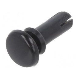 Diblu poliamidă 4mm x 10mm negru | Electronic-mag.ro | Componente Electronice