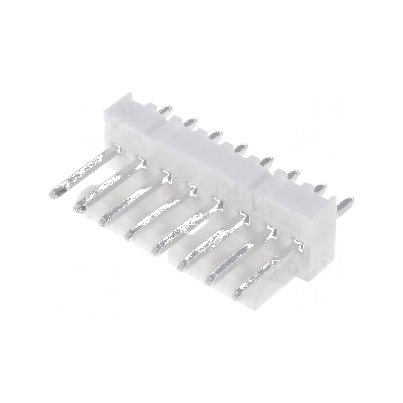 Conector cablu-placă soclu tată KK 254 2,54mm 8 PIN THT alb | Electronic-mag.ro | Componente Electronice