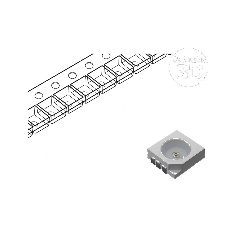 LED SMD RGB 5x5mm 120° 20mA 3,4V 4x1,6mm | Electronic-mag.ro | Componente Electronice LED SMD RGB 5x5mm 120° 20mA 3,4V 4x1,6mm | Electronic-mag.ro | Componente Electronice